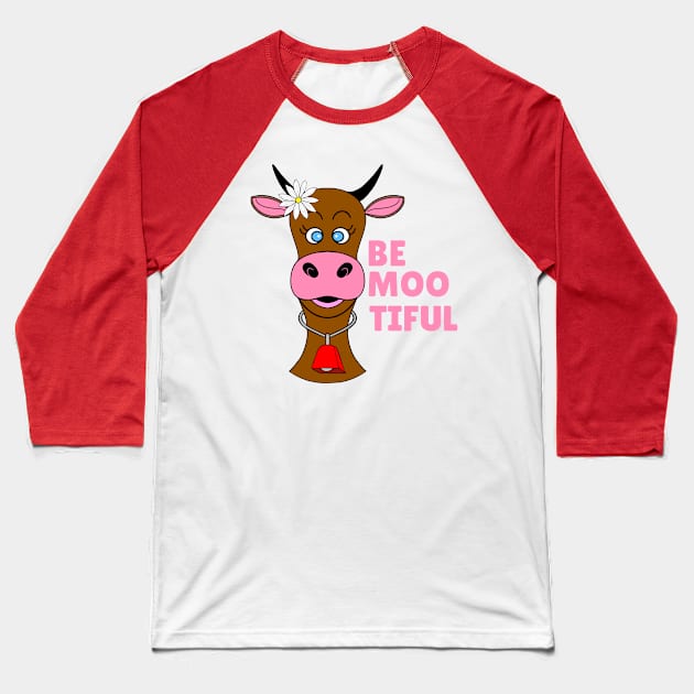 BEAUTIFUL Cow Lover Quote Baseball T-Shirt by SartorisArt1